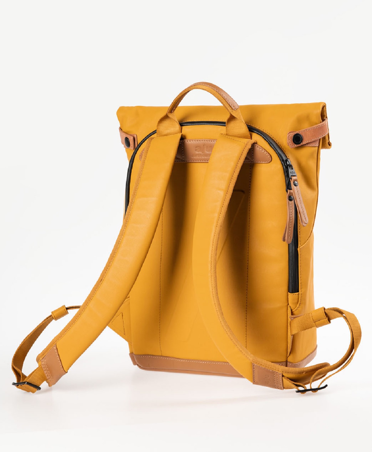 aunts & uncles Japan Wakayama Rolltop Rucksack mit 13" Notebookfach mustard