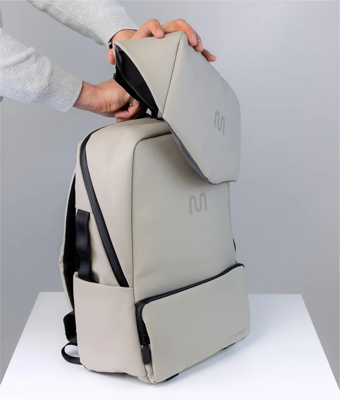 onemate Zubehör Backpack Mini Flap Grau-Beige onemate Zubehör Backpack Mini Flap Grau-Beige