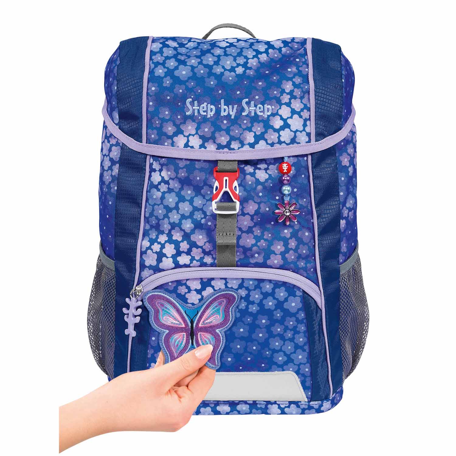Step by Step Kinderrucksack KID Rucksack-Set, 3-teilig inkl. Sitzkissen Butterfly Maja