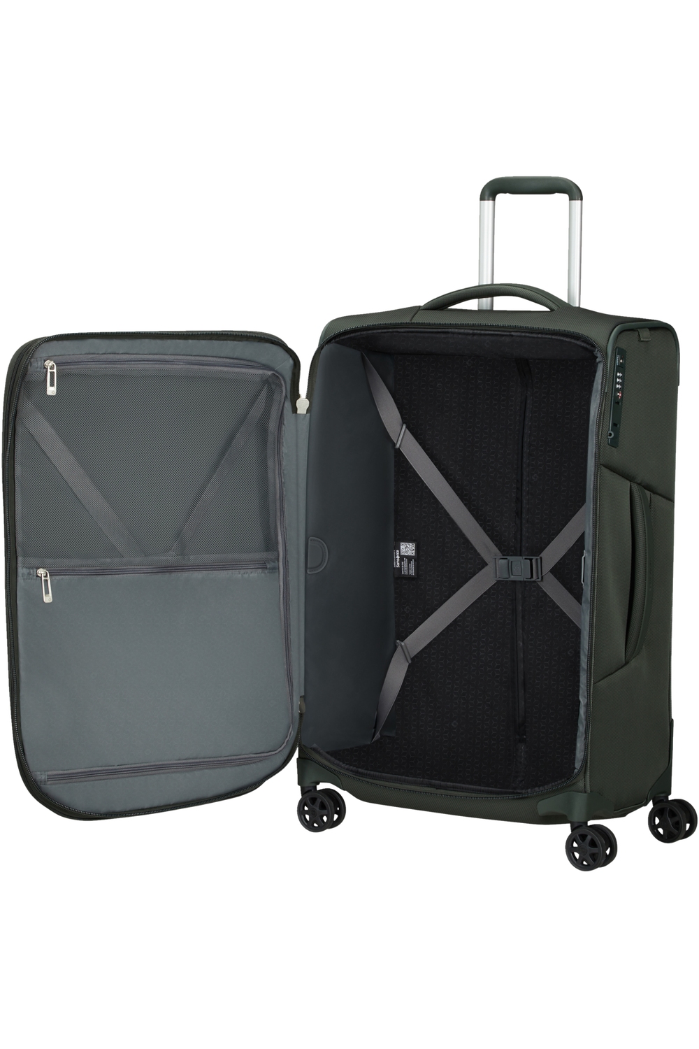 Samsonite Respark Trolley mit 4 Rollen erweiterbar 67cm + GRATIS HOTELGUTSCHEIN Forest Green Samsonite Respark Trolley mit 4 Rollen erweiterbar 67cm + GRATIS HOTELGUTSCHEIN Forest Green