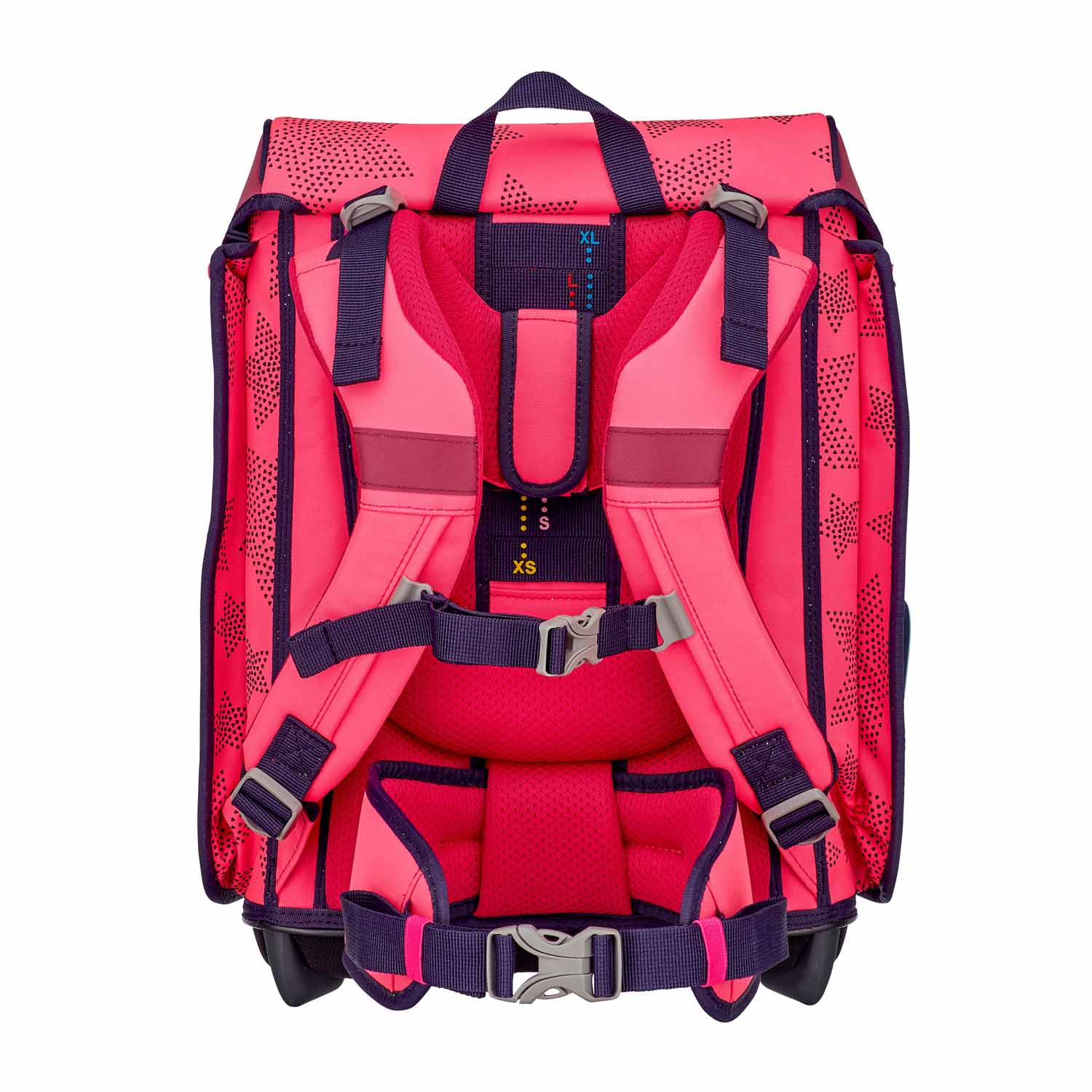 DerDieDas ErgoFlex MAX "Superflash" Schulrucksack-Set 5-teilig mit Sportbeutel Neon Star