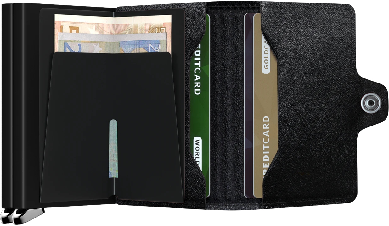 Secrid Twinwallet Premium Emboss TEl-Lines Black Secrid Twinwallet Premium Emboss TEl-Lines Black