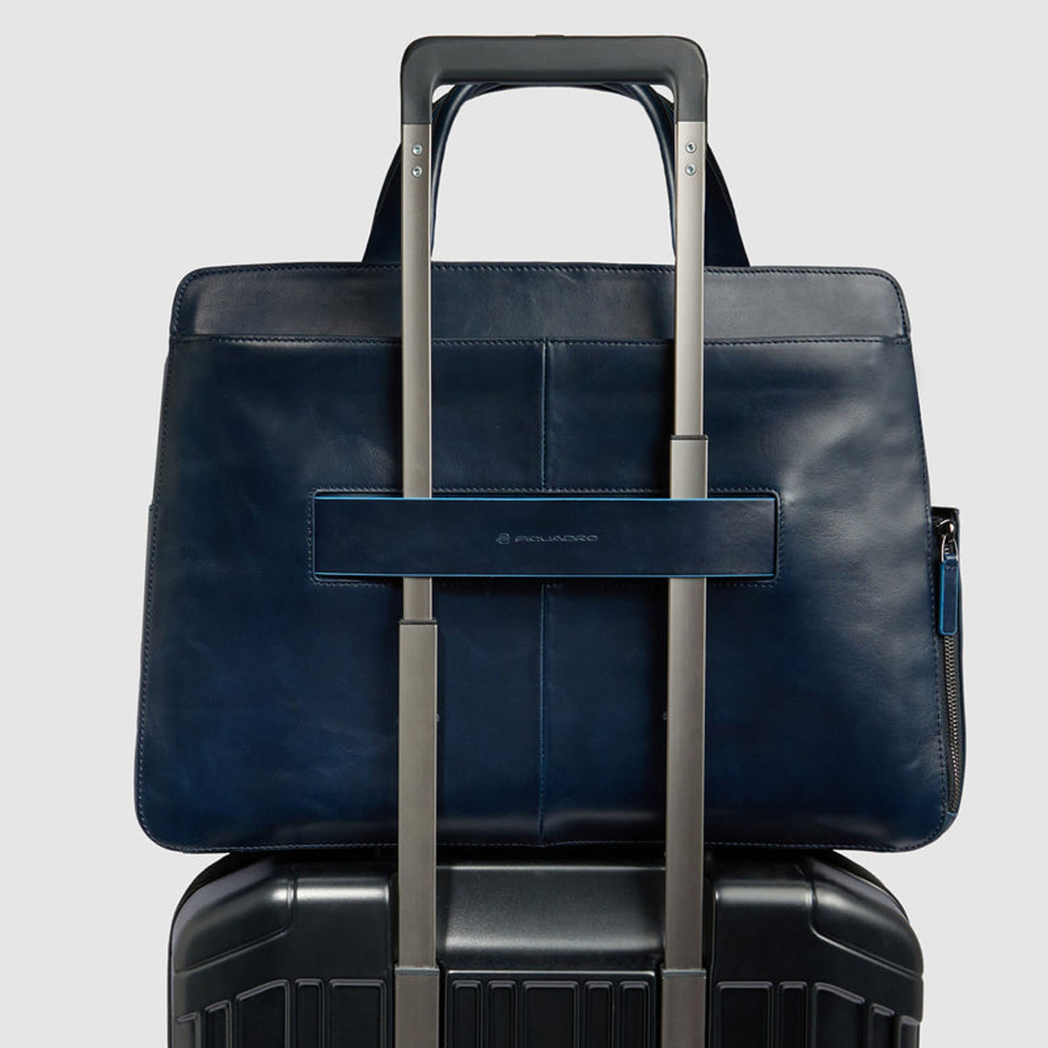 Piquadro Blue Square Leder-Laptoptasche 15,6" Nachtblau Piquadro Blue Square Leder-Laptoptasche 15,6" Nachtblau