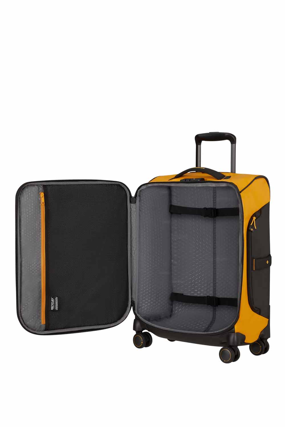 Samsonite Ecodiver Trolley mit 4 Rollen 55cm + GRATIS HOTELGUTSCHEIN Gelb