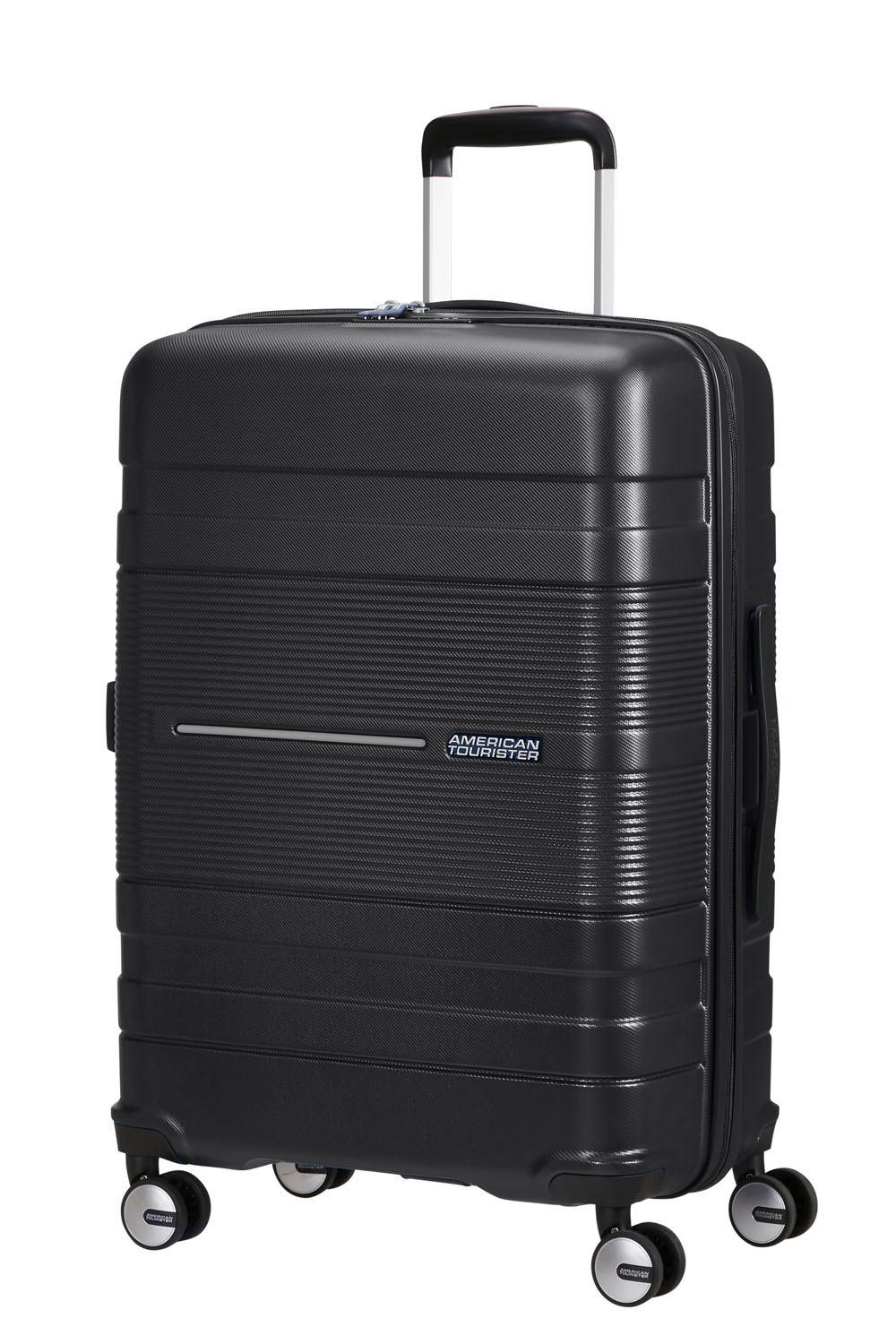 American Tourister Funstripe Trolley-Set 55/66/76cm mit 4 Rollen Black American Tourister Funstripe Trolley-Set 55/66/76cm mit 4 Rollen Black