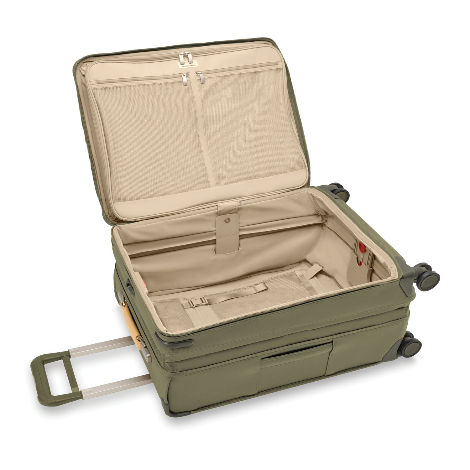 Briggs & Riley Baseline Medium Expandable Spinner Olive Briggs & Riley Baseline Medium Expandable Spinner Olive