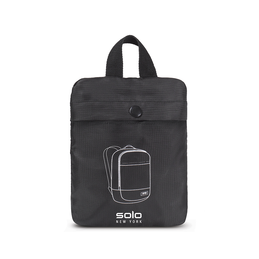 SOLO Packable Backpack Black SOLO Packable Backpack Black