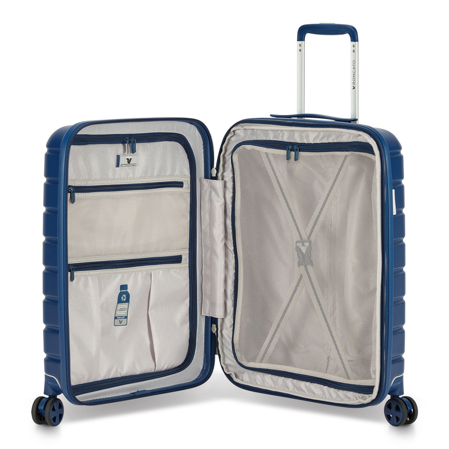 Roncato ReLIFE Carry-on Trolley erweiterbar 60cm Blue Notte