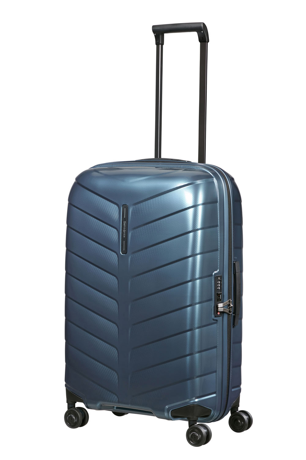 Samsonite Attrix Trolley mit 4 Rollen 69cm Steel Blue