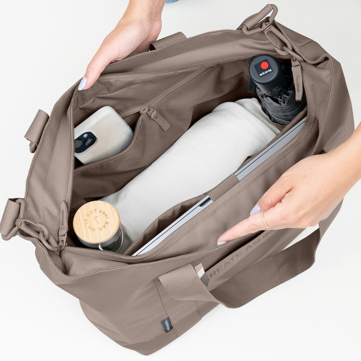 GOT BAG Shopper Tote Bag Medium oyster monochrome GOT BAG Shopper Tote Bag Medium oyster monochrome