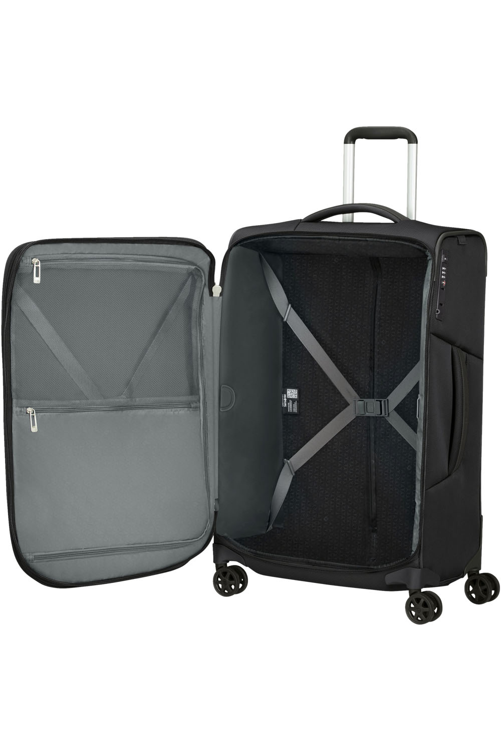 Samsonite Respark Trolley mit 4 Rollen erweiterbar 67cm + GRATIS HOTELGUTSCHEIN Ozone Black Samsonite Respark Trolley mit 4 Rollen erweiterbar 67cm + GRATIS HOTELGUTSCHEIN Ozone Black
