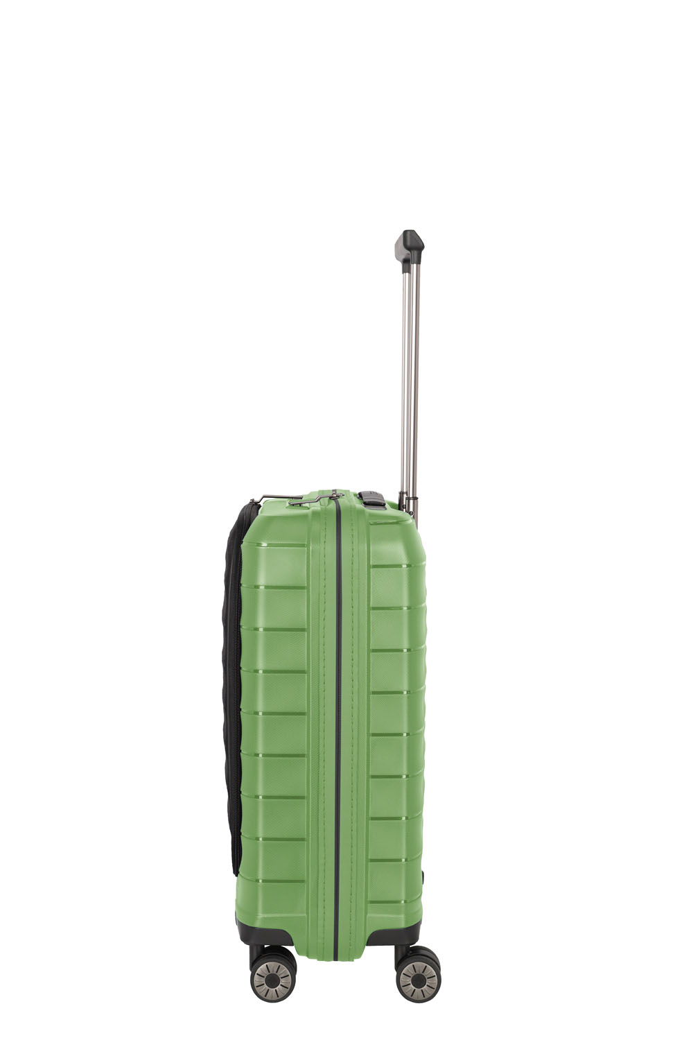 Travelite Mooby Trolley S mit Vortasche, 4-Rollen Grün