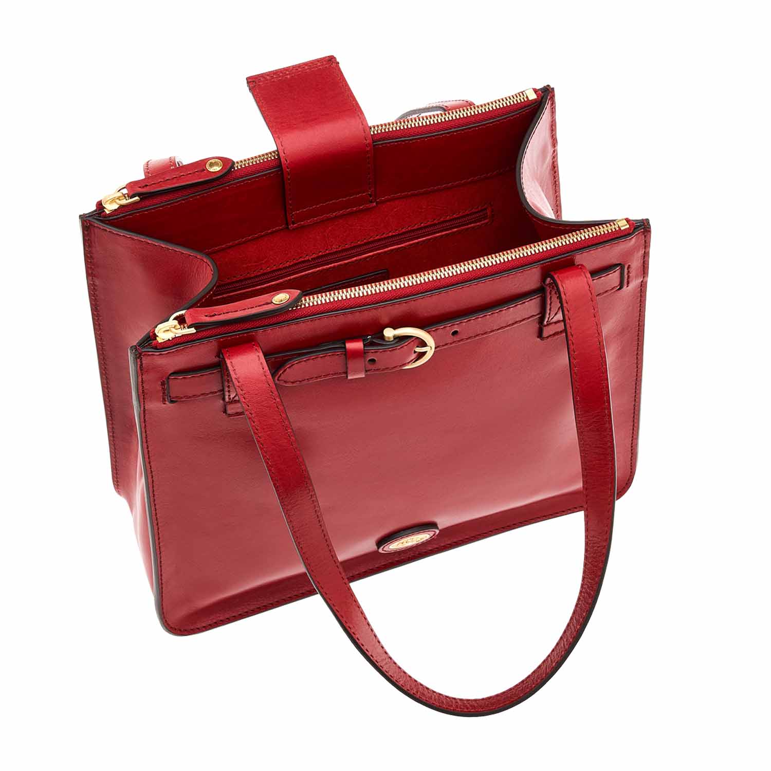 The Bridge Biba Shopper 04364201 Ribes-Rot/Gold The Bridge Biba Shopper 04364201 Ribes-Rot/Gold