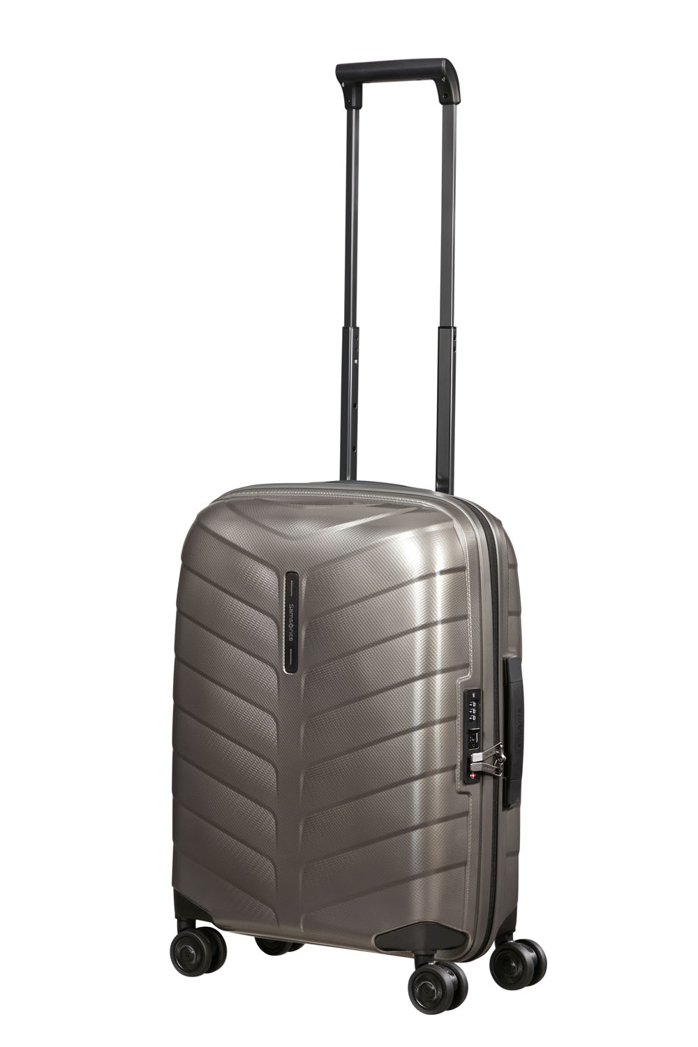 Samsonite Attrix Trolley mit 4 Rollen erweiterbar 55cm (20/23cm) Dune