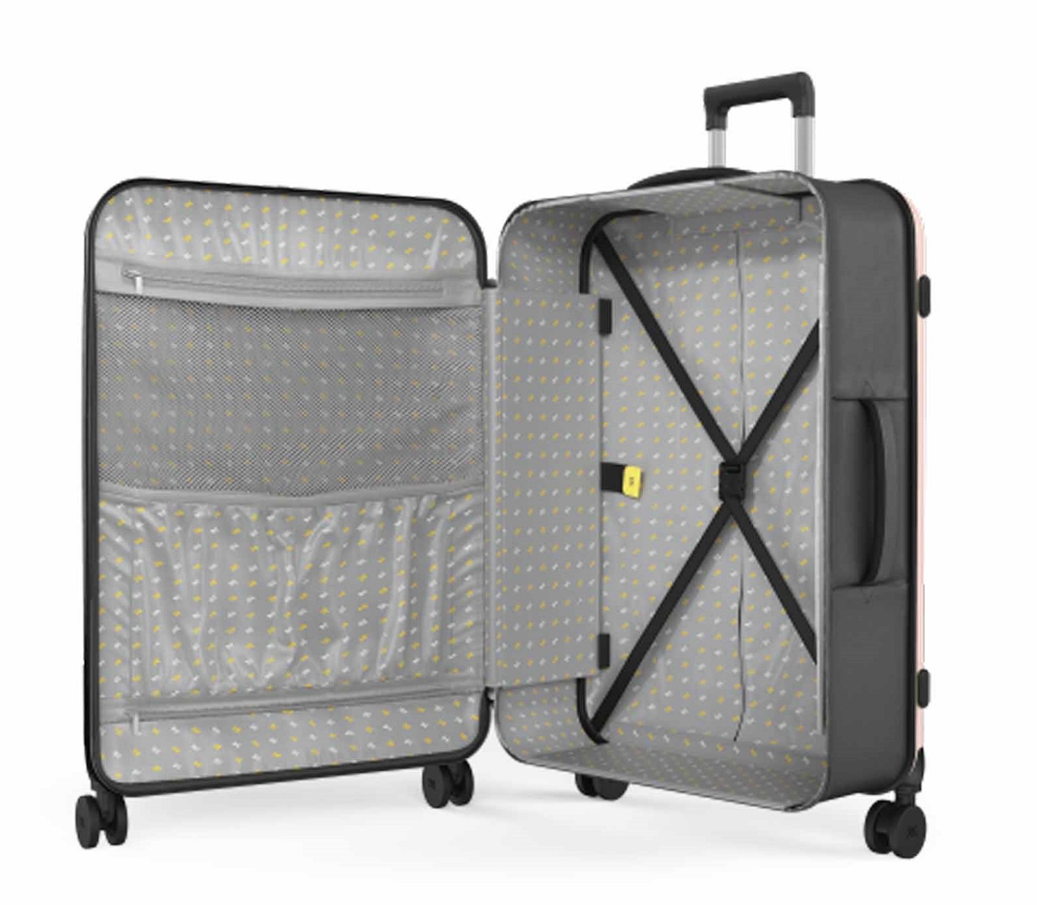 Rollink Vega 360 26" Check-In M, 4-Rollen Rose Smoke Rollink Vega 360 26" Check-In M, 4-Rollen Rose Smoke