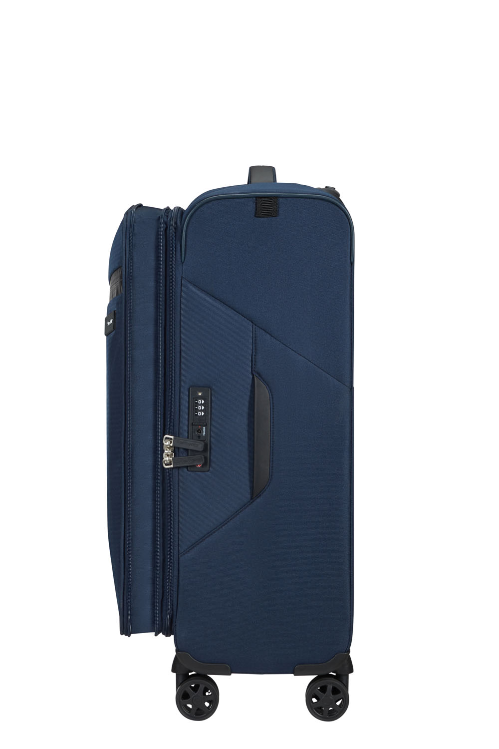 Samsonite Litebeam Trolley 66cm mit 4 Rollen, erweiterbar Midnight Blue