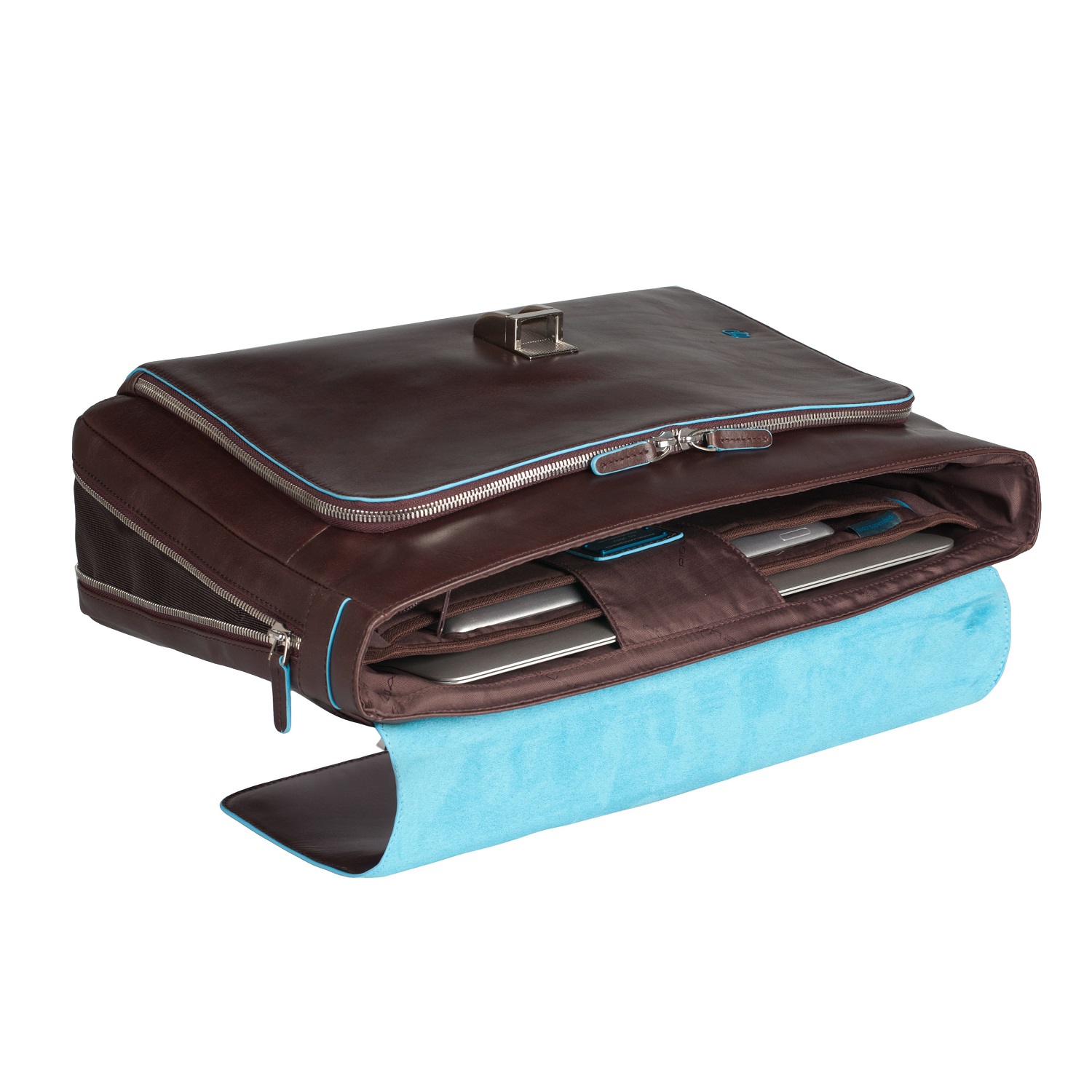 Piquadro Blue Square Erweiterbare Laptoptasche 15" mit Tabletfach Schwarz Piquadro Blue Square Erweiterbare Laptoptasche 15" mit Tabletfach Schwarz