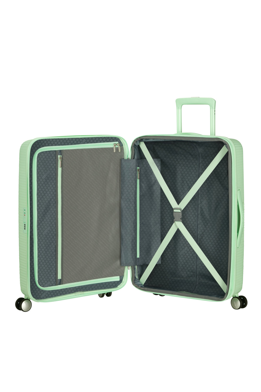 American Tourister Soundbox Trolley M 4R 67cm, erweiterbar Pastel Green American Tourister Soundbox Trolley M 4R 67cm, erweiterbar Pastel Green