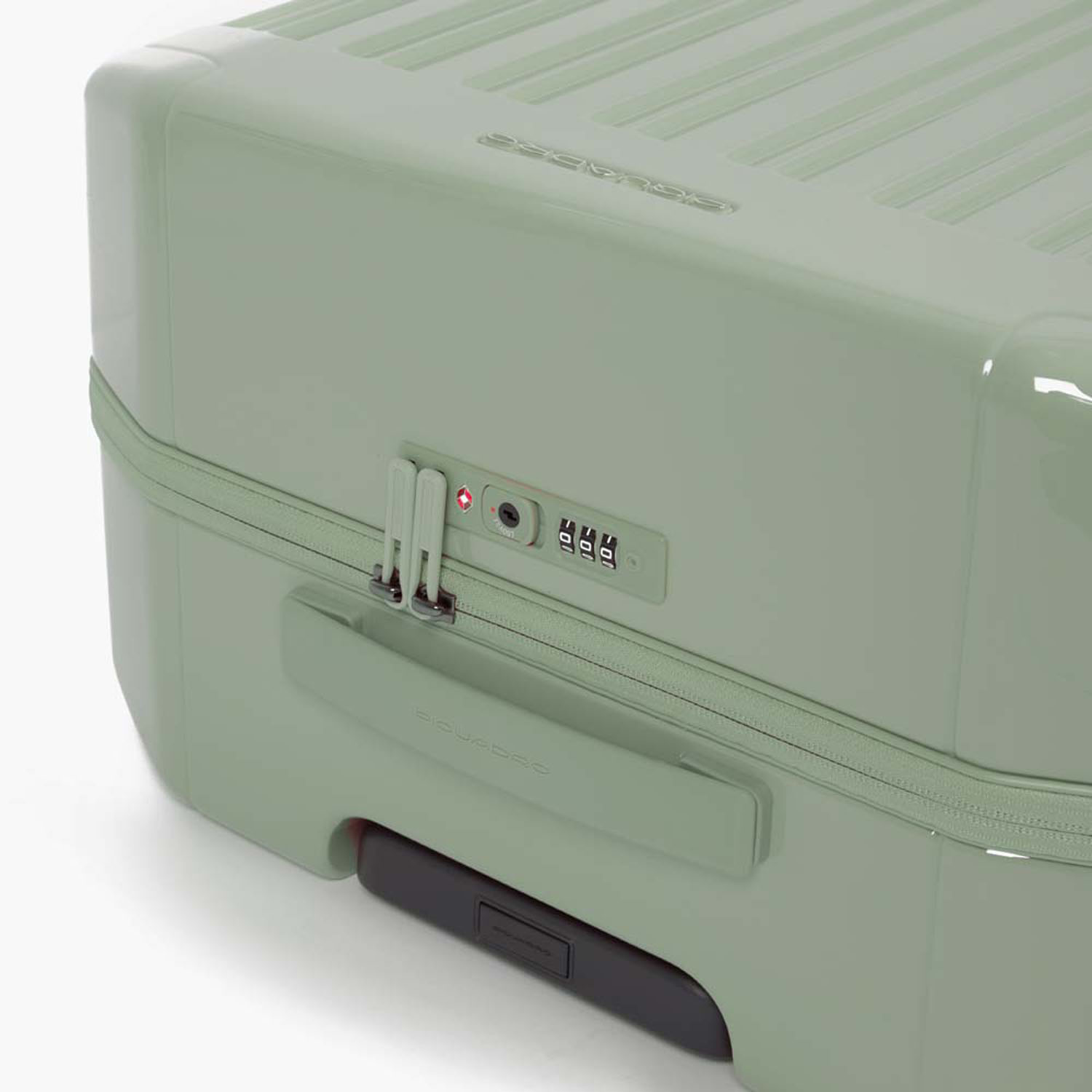 Piquadro PQ-Light Mittelgroßer Hartschalentrolley 4-Rollen Grün