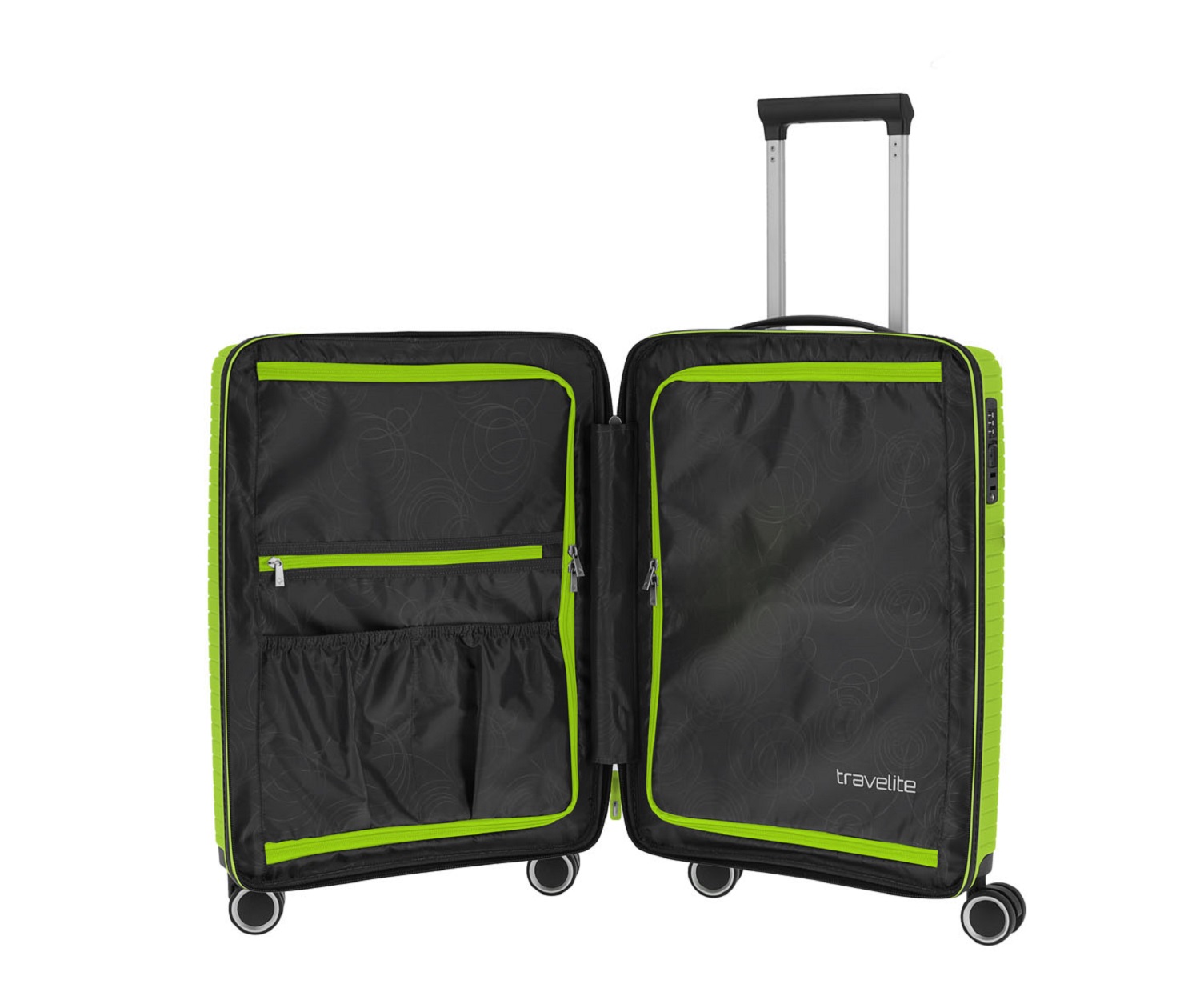 Travelite Orbita Trolley S 4-Rollen Limone
