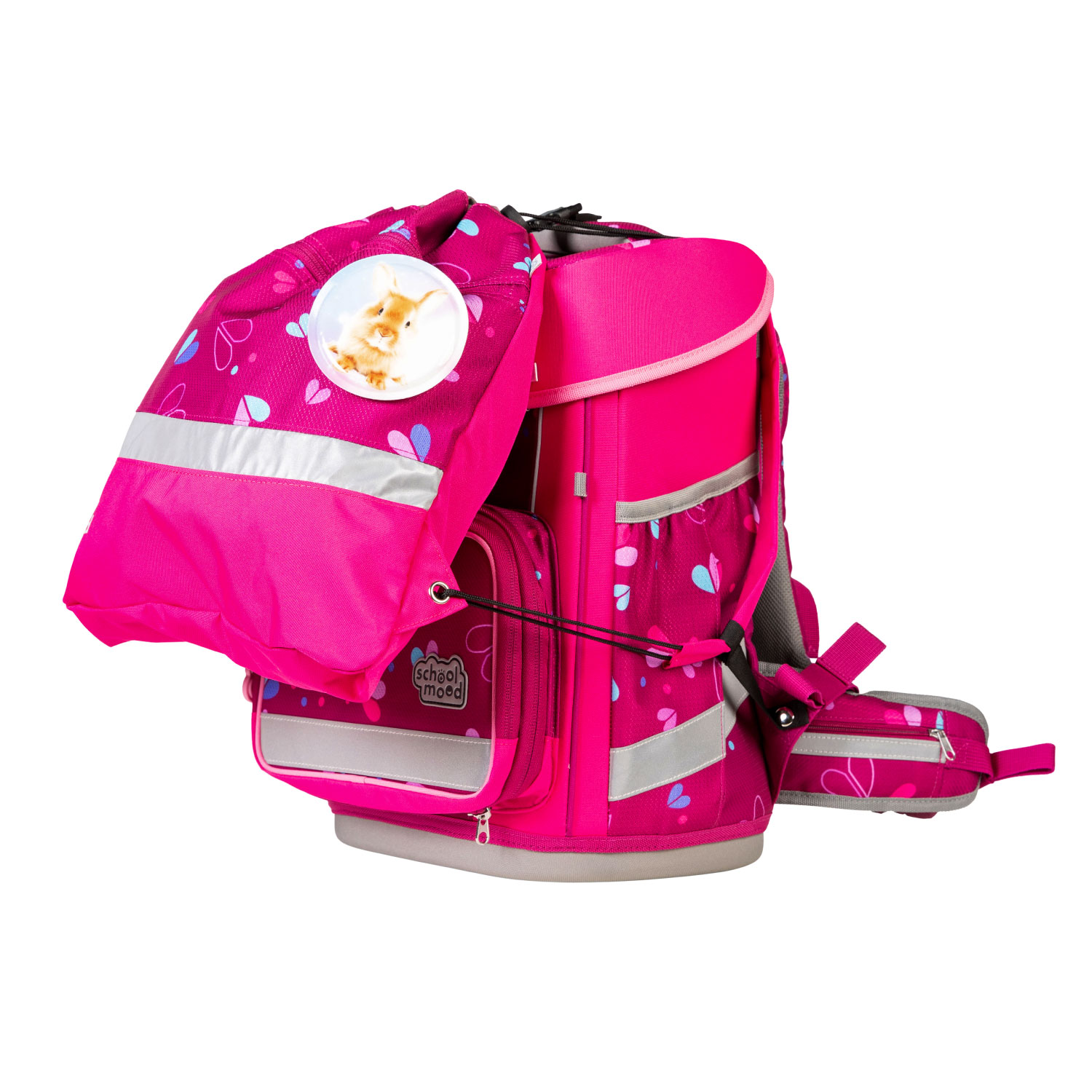 School-Mood Champion Pro 7-tlg. Schulranzenset Klara (Häschen) School-Mood Champion Pro 7-tlg. Schulranzenset Klara (Häschen)