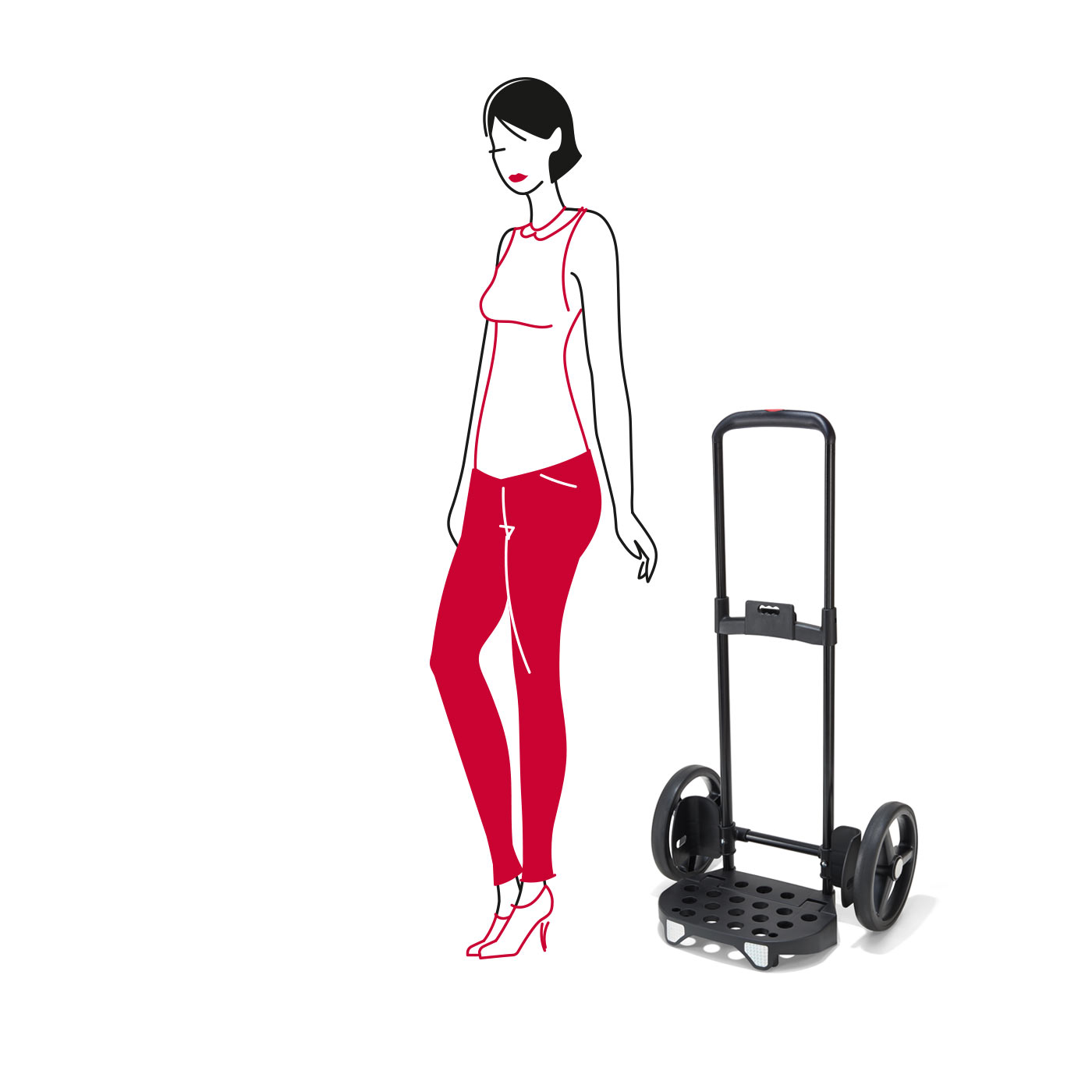 Reisenthel Citycruiser Rack 2 Rollen Black Reisenthel Citycruiser Rack 2 Rollen Black