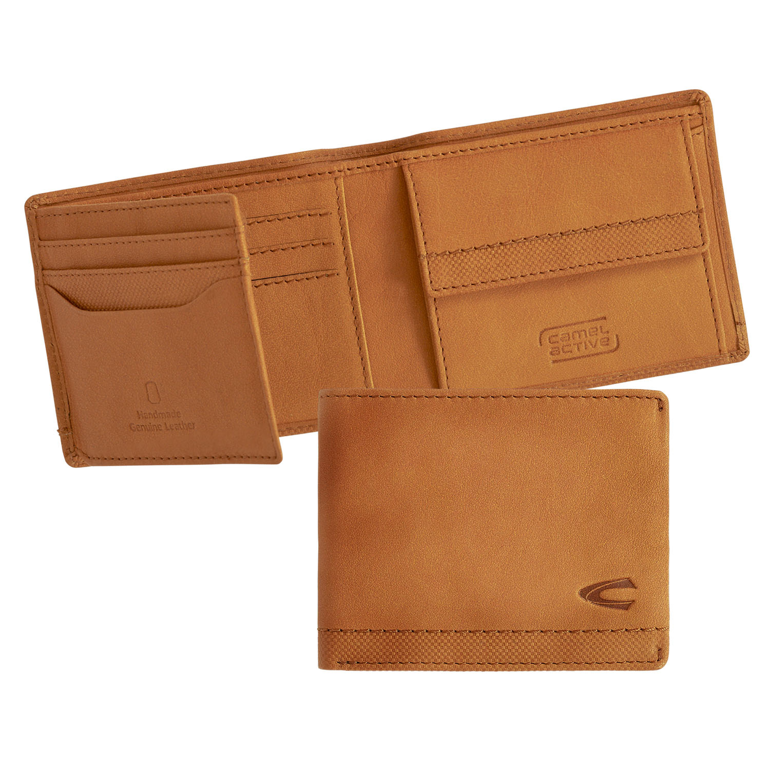 Camel Active Nimbus Jeans Geldbörse aus Leder mit RFID Safe Cognac Camel Active Nimbus Jeans Geldbörse aus Leder mit RFID Safe Cognac