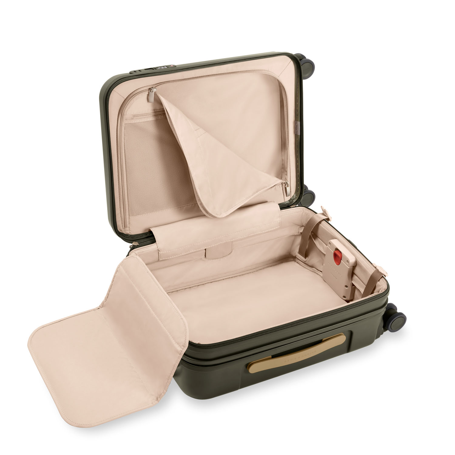 Briggs & Riley Sympatico 3.0 Global 53cm Carry-On Expandable Spinner Olive