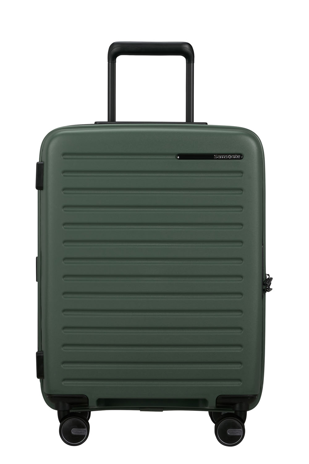 Samsonite Restackd Trolley mit 4 Rollen erweiterbar 55cm + GRATIS HOTELGUTSCHEIN Sage