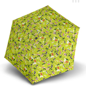 Knirps US.050 ultra light slim manual Taschenschirm embracing neon