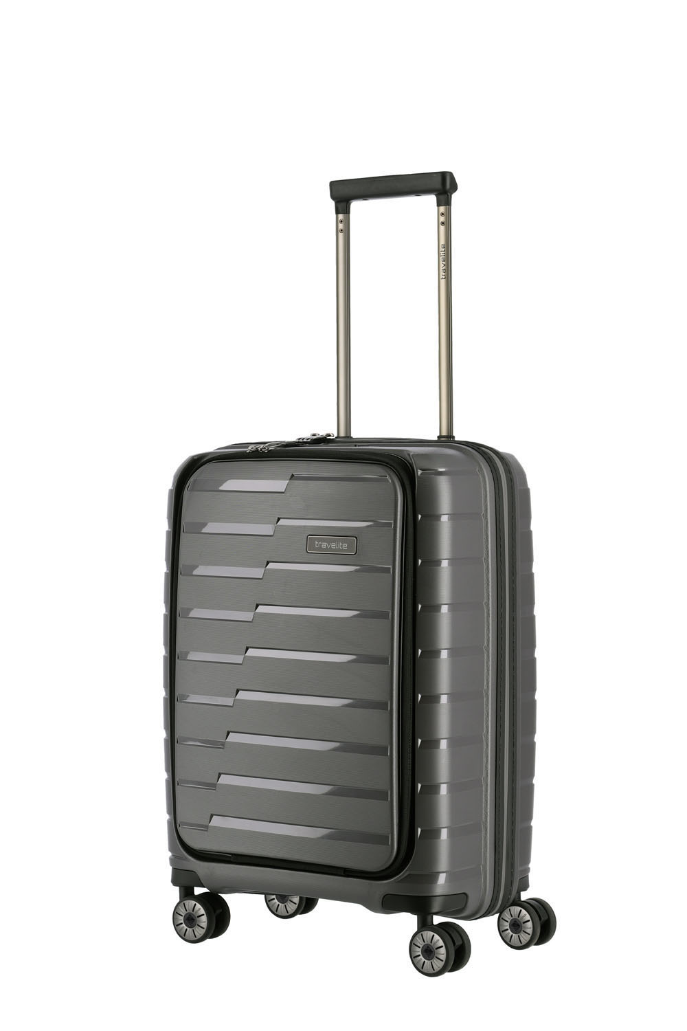Travelite Air Base Trolley S, 4 Rollen mit Vortasche Anthrazit Travelite Air Base Trolley S, 4 Rollen mit Vortasche Anthrazit