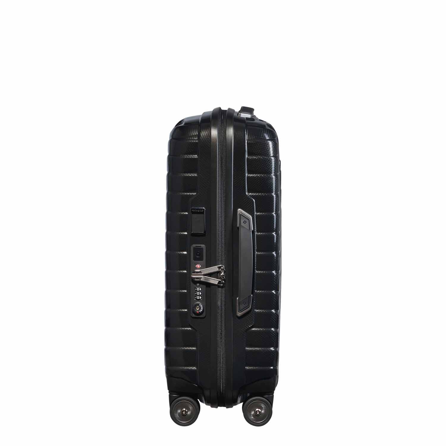 Samsonite Proxis Trolley mit 4 Rollen erweiterbar 55cm (20/23cm) + GRATIS HOTELGUTSCHEIN Schwarz Samsonite Proxis Trolley mit 4 Rollen erweiterbar 55cm (20/23cm) + GRATIS HOTELGUTSCHEIN Schwarz