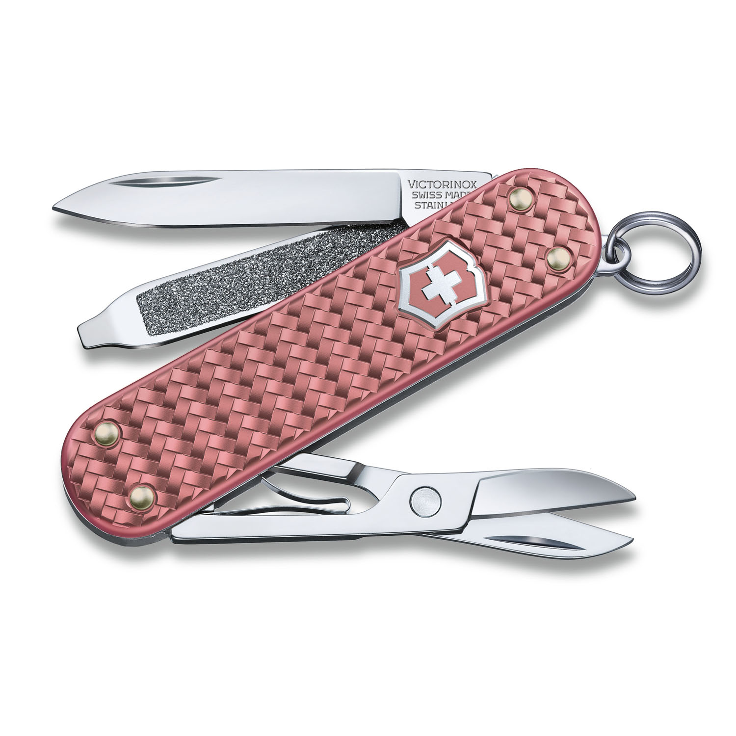 Victorinox Classic SD Precious Alox Kollektion, kleines Taschenmesser Gentle Rose