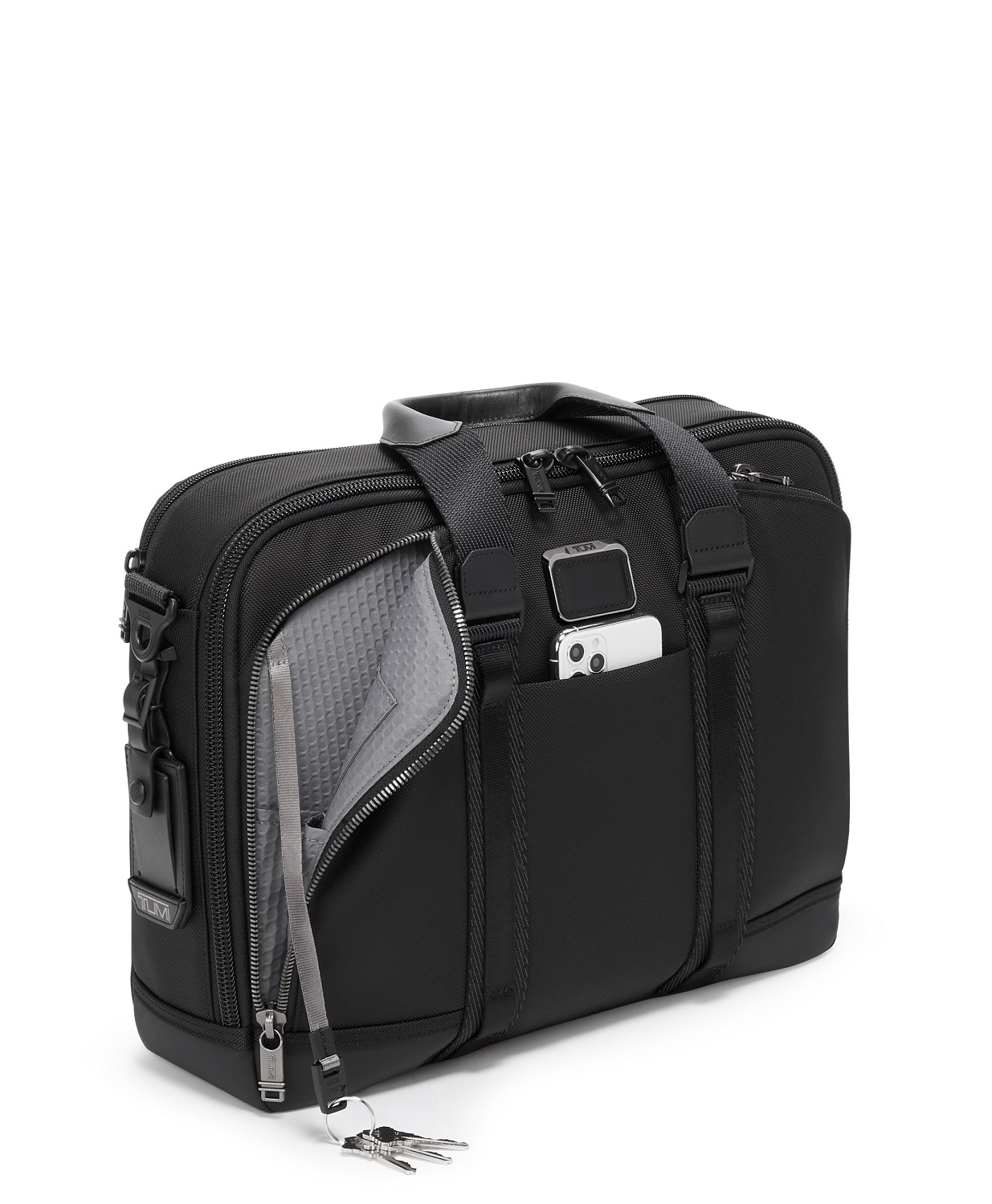 Tumi Alpha Bravo Advanced Aktentasche + GRATIS HOTELGUTSCHEIN Black