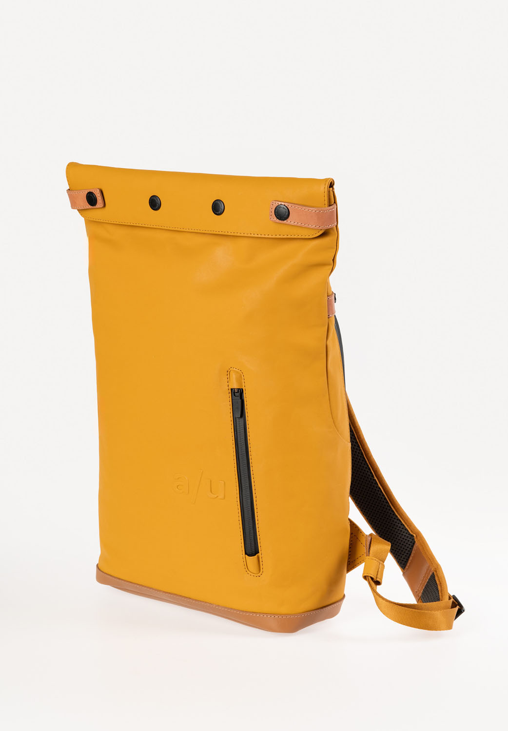 aunts & uncles Japan Wakayama Rolltop Rucksack mit 13" Notebookfach mustard