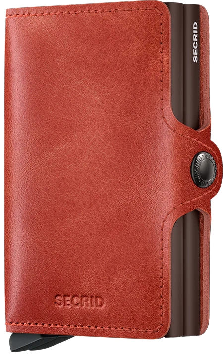 Secrid Twinwallet Vintage 8/12 Geschützte Karten TV-Orange