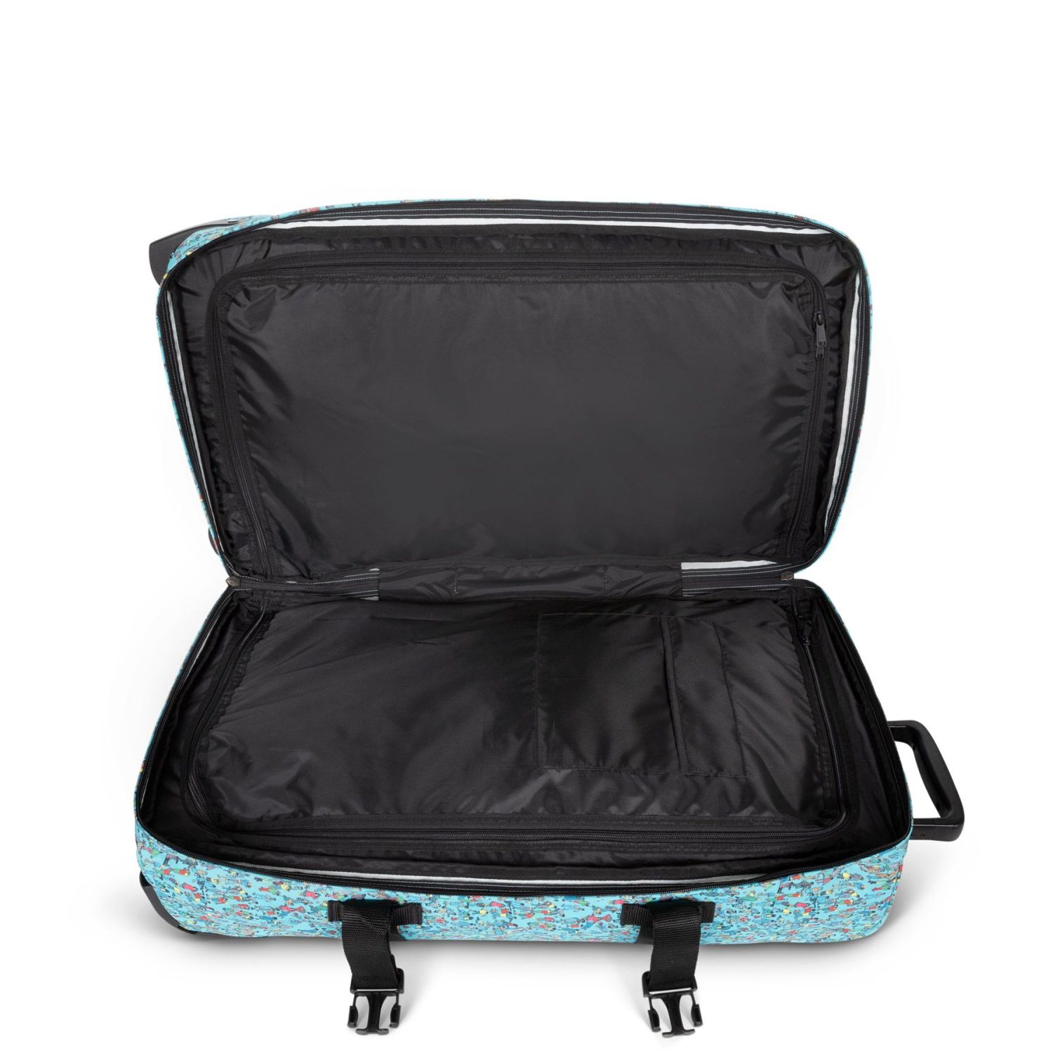 Eastpak Tranverz M Trolley 2 Rollen Where's Wally Pattern Blue