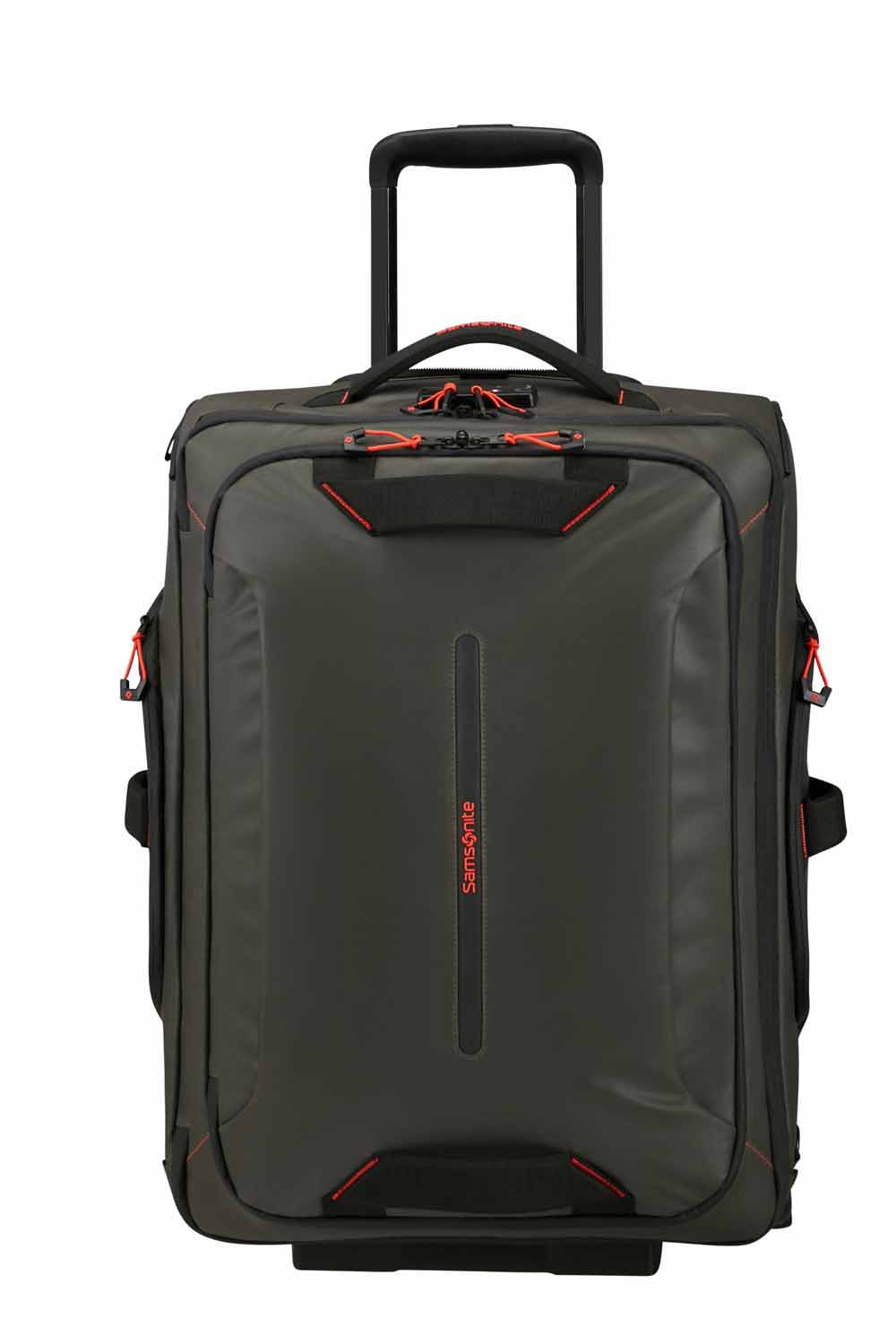 Samsonite Ecodiver Reisetasche/Rucksack mit Rollen 55cm + GRATIS HOTELGUTSCHEIN Climbing Ivy