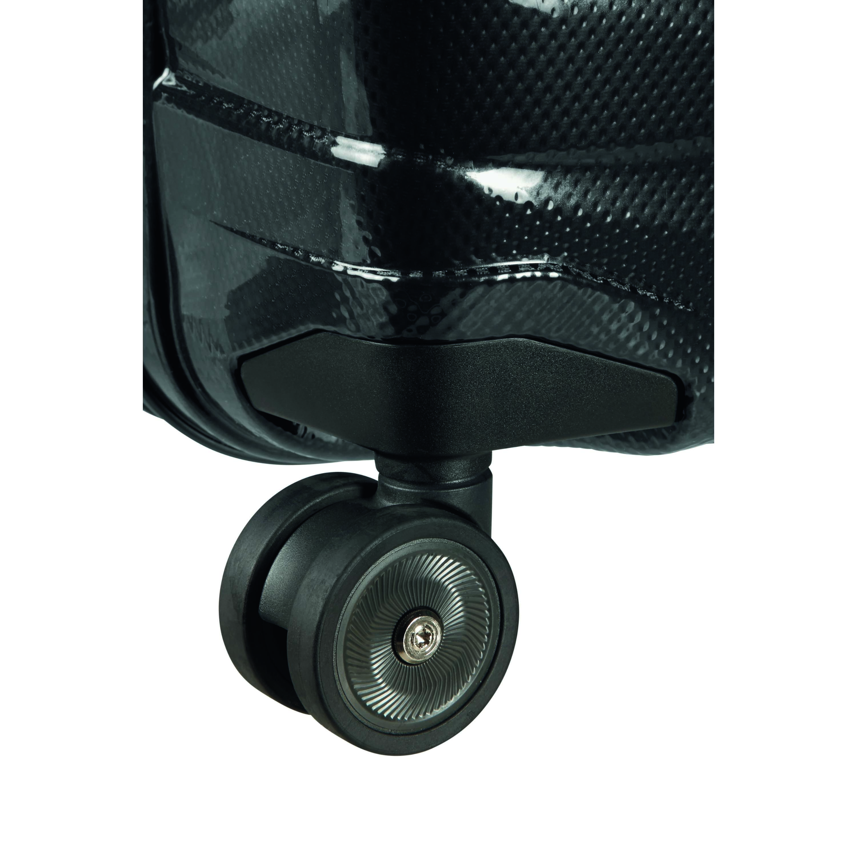 Samsonite Proxis Trolley mit 4 Rollen 75cm + GRATIS HOTELGUTSCHEIN Schwarz