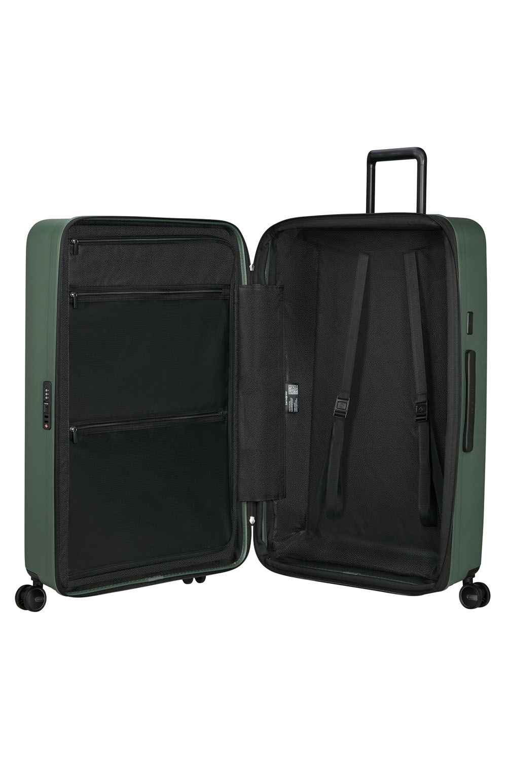 Samsonite Restackd Trolley mit 4 Rollen erweiterbar 81cm + GRATIS HOTELGUTSCHEIN Sage Samsonite Restackd Trolley mit 4 Rollen erweiterbar 81cm + GRATIS HOTELGUTSCHEIN Sage