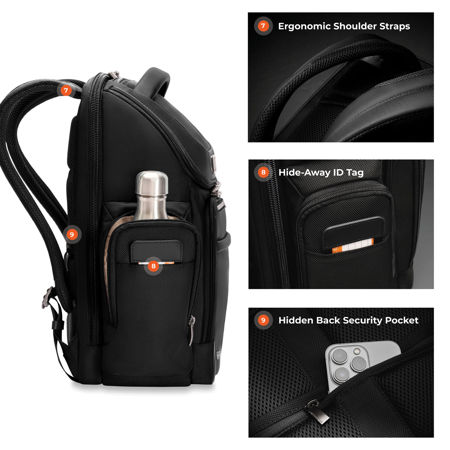 Briggs & Riley Business 2.0 Widemouth Backpack Black Briggs & Riley Business 2.0 Widemouth Backpack Black