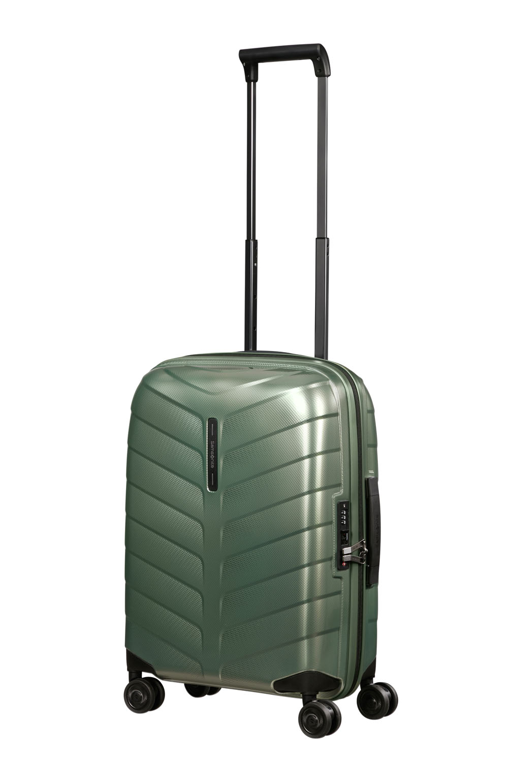 Samsonite Attrix Trolley mit 4 Rollen erweiterbar 55cm (20/23cm) Basil Green