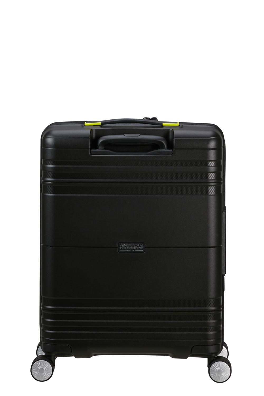 American Tourister HELLO CABIN Spinner 55/20 Exp COATED Black/Lime American Tourister HELLO CABIN Spinner 55/20 Exp COATED Black/Lime