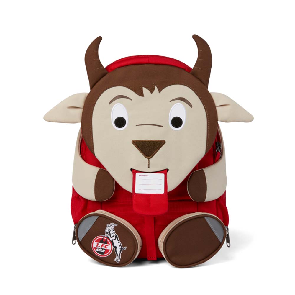 Affenzahn Großer Freund "1. FC Köln Hennes" Kindergartenrucksack Rot