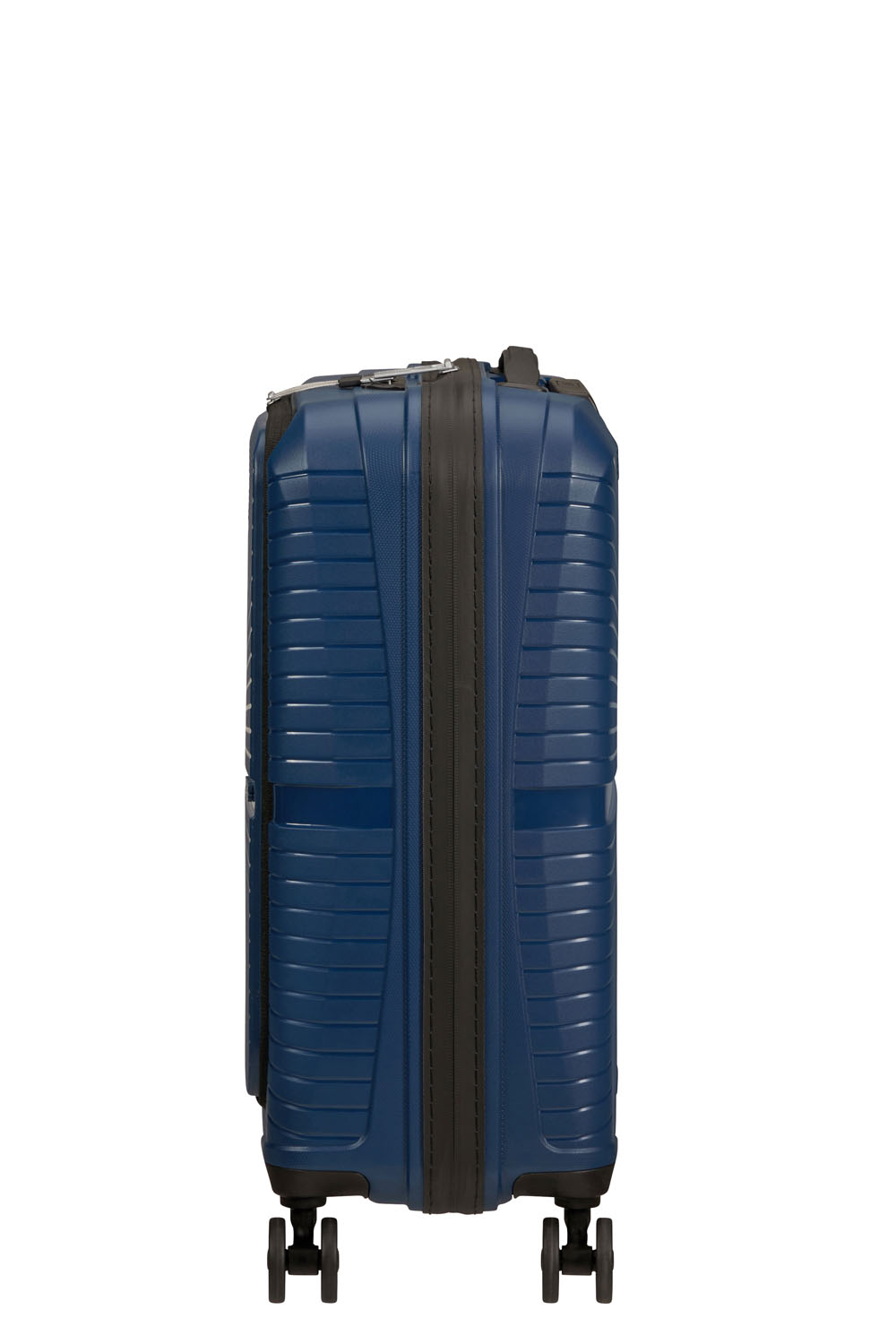 American Tourister Airconic Handgepäck Trolley 55cm mit Fronttasche + GRATIS HOTELGUTSCHEIN Midnight Navy