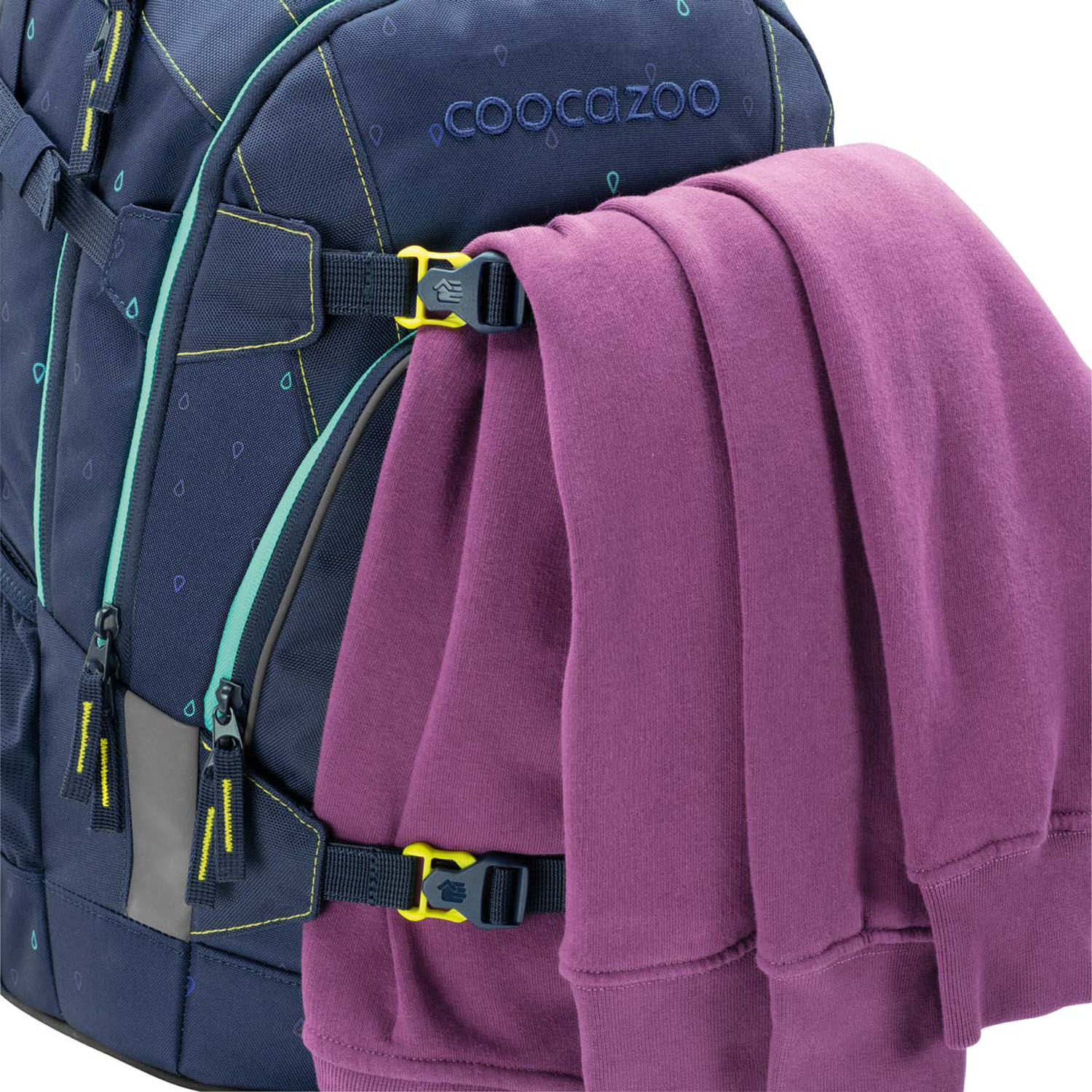 Coocazoo MATE Schulrucksack -Kollektion 2025 Happy Raindrops