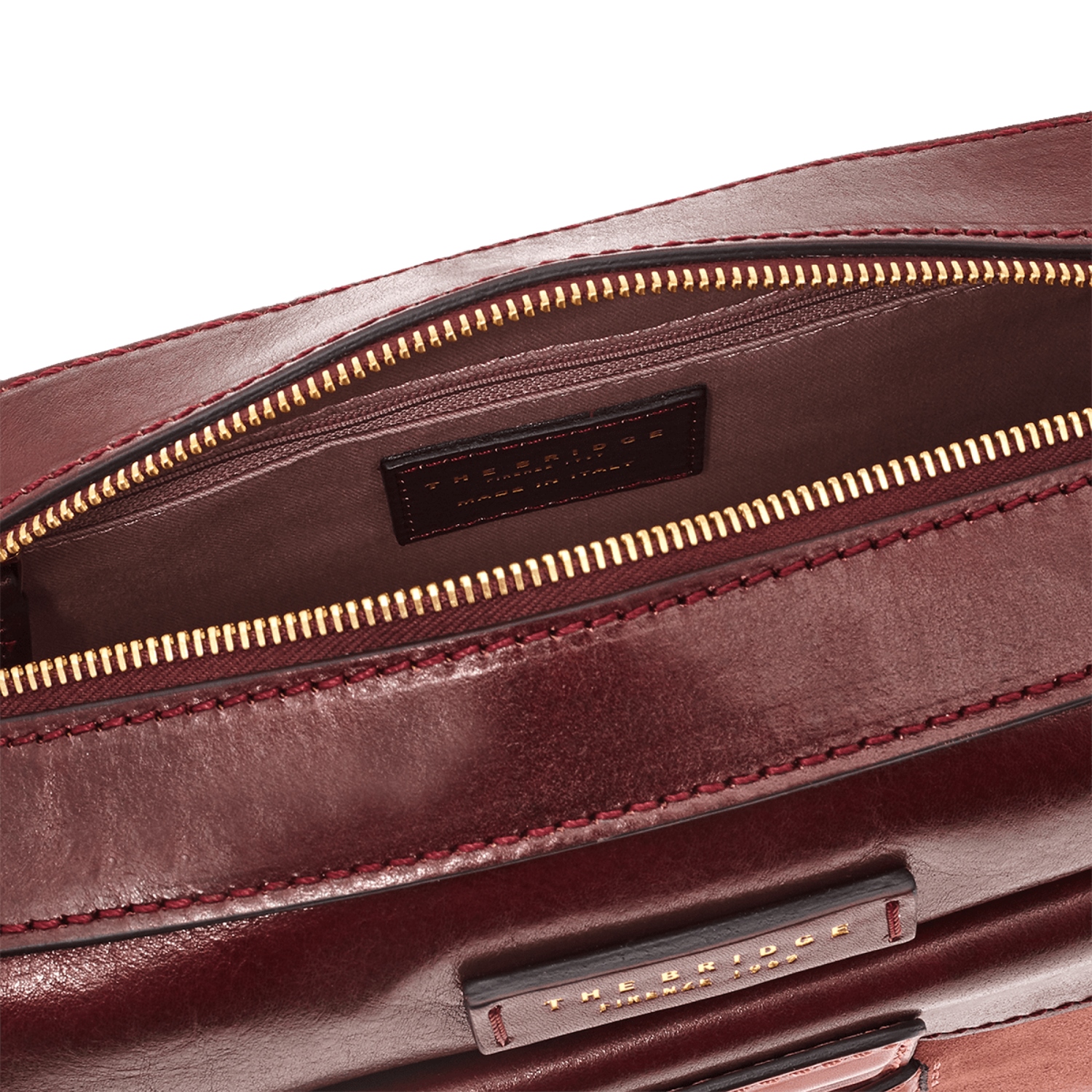 The Bridge Cortona Schultertasche brown