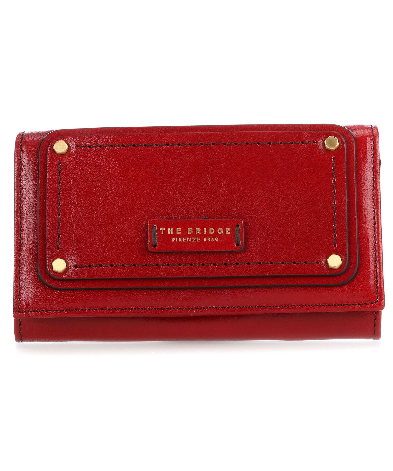 The Bridge Consuma Damengeldbörse Kirschrot/Gold The Bridge Consuma Damengeldbörse Kirschrot/Gold