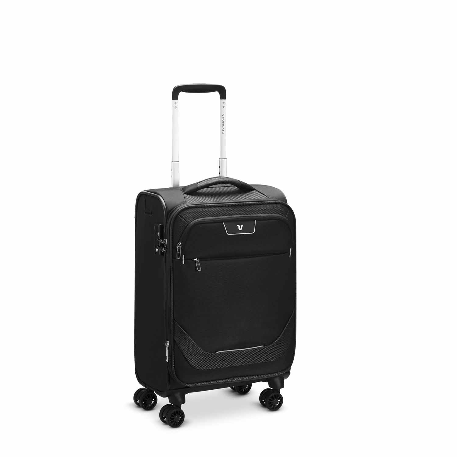 Roncato Joy Handgepäck carry-on 4-Rollen, erweiterbar 55x35cm Schwarz Roncato Joy Handgepäck carry-on 4-Rollen, erweiterbar 55x35cm Schwarz