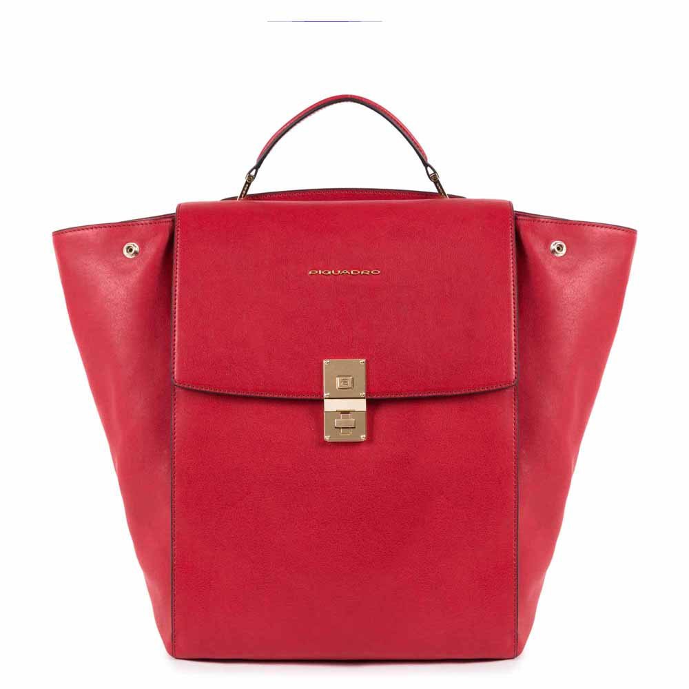 Piquadro DF Ausdehnbarer Damenrucksack mit iPad®Pro 12,9’’- rot Piquadro DF Ausdehnbarer Damenrucksack mit iPad®Pro 12,9’’- rot